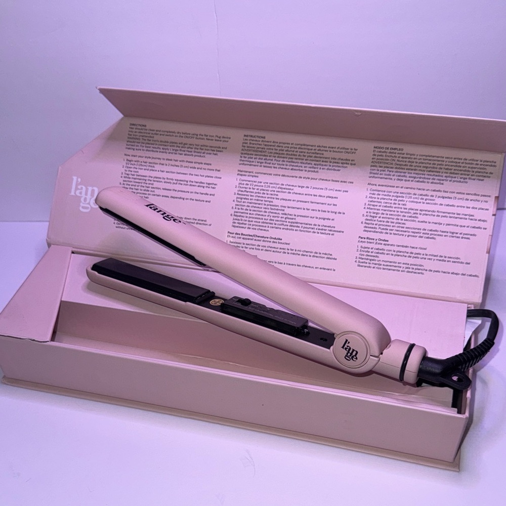 Lange Pink Hair Straightener